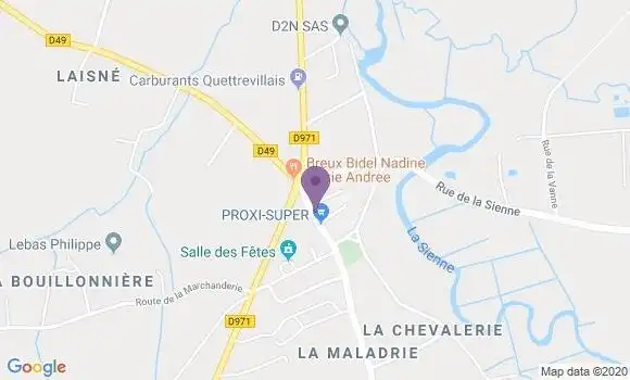 Localisation Quettreville S Sienne Bp - 50660