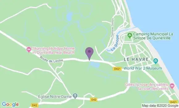 Localisation Quineville Bp - 50310