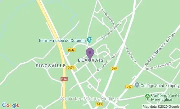 Localisation Ravenoville Ap - 50480