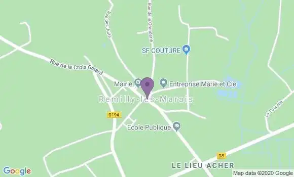 Localisation Remilly sur Lozon Bp - 50570