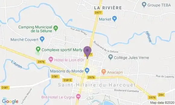 Localisation Saint Hilaire du Harcouet - 50600