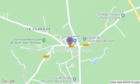 Localisation Saint Jean de Daye - 50620