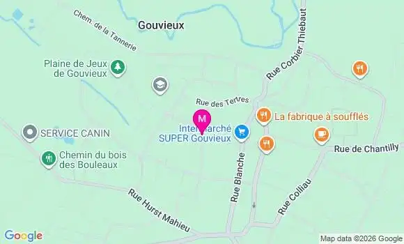 Localisation Gouvieux - 60270