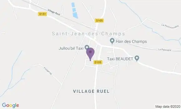 Localisation Saint Jean des Champs Ap - 50320