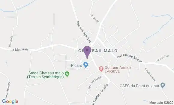 Localisation Saint Malo de la Lande Ap - 50200