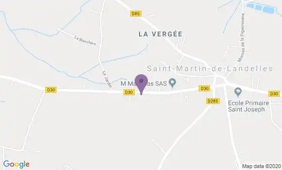 Localisation Saint Martin de Landelles Bp - 50730