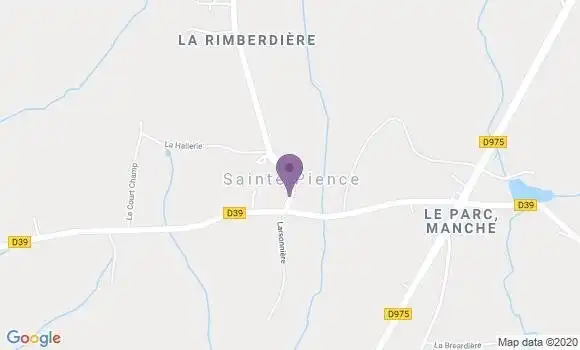 Localisation Sainte Pience Ap - 50870