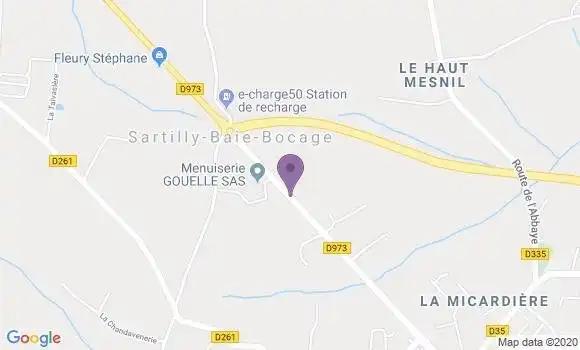 Localisation Sartilly - 50530