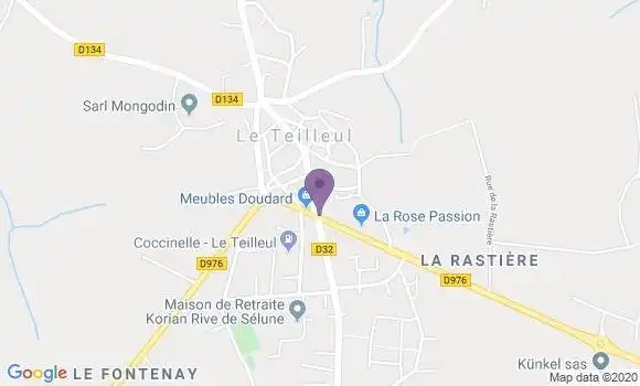 Localisation Le Teilleul Bp - 50640