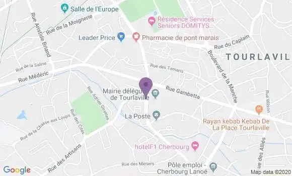 Localisation Tourlaville - 50110