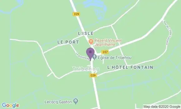 Localisation Tribehou Bp - 50620