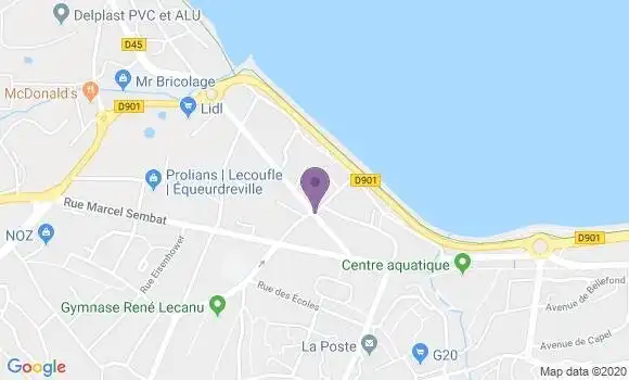 Localisation Equeurdreville Ouest Bp - 50120