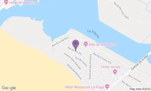 Localisation Barneville Carteret Plage Ap - 50270