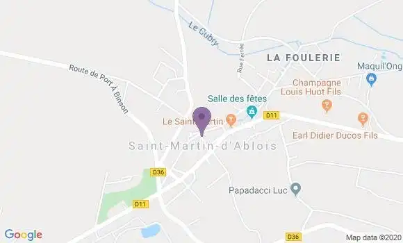 Localisation Saint Martin D