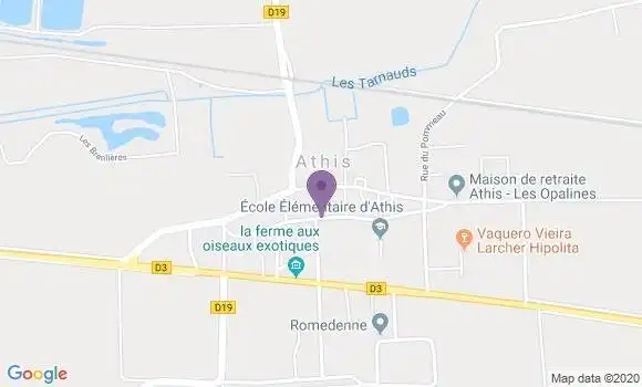 Localisation Athis Ap - 51150