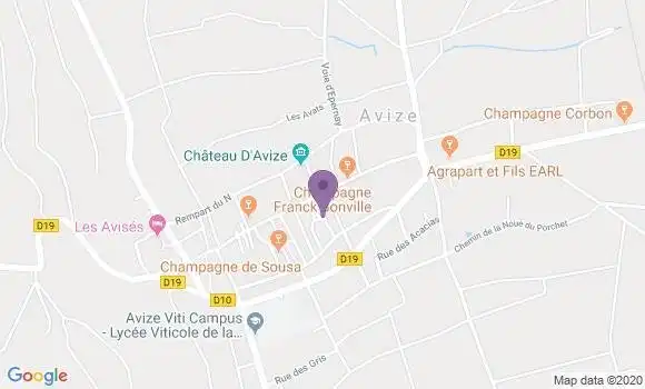 Localisation Avize - 51190