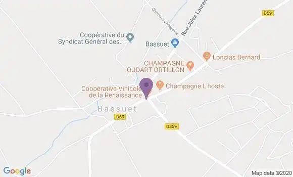 Localisation Bassuet Ap - 51300