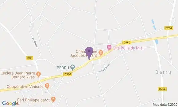 Localisation Berru Ap - 51420
