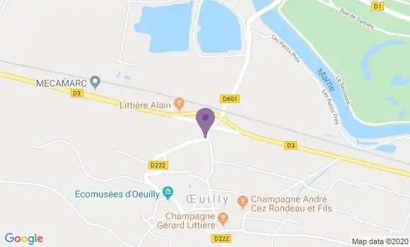 Localisation Port a Binson Bp - 51700
