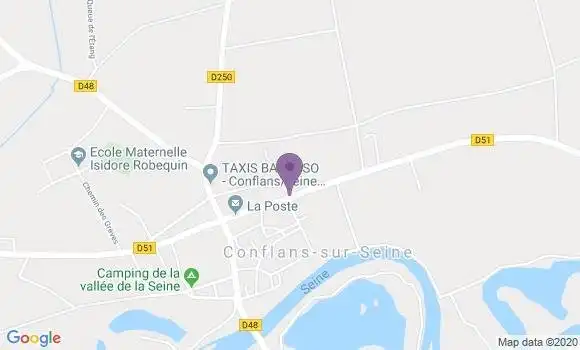 Localisation Conflans sur Seine Bp - 51260