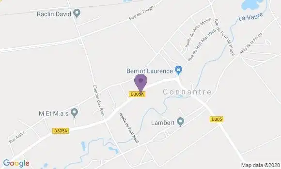 Localisation Connantre Bp - 51230