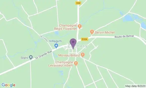 Localisation Cuchery Bp - 51480