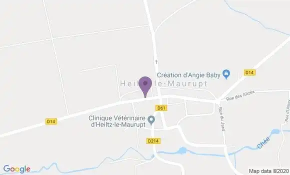 Localisation Heiltz le Maurupt Ap - 51340