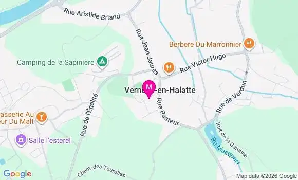 Localisation Verneuil en Halatte - 60550