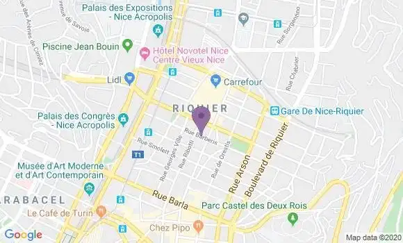 Localisation Nice Garibaldi - 06300
