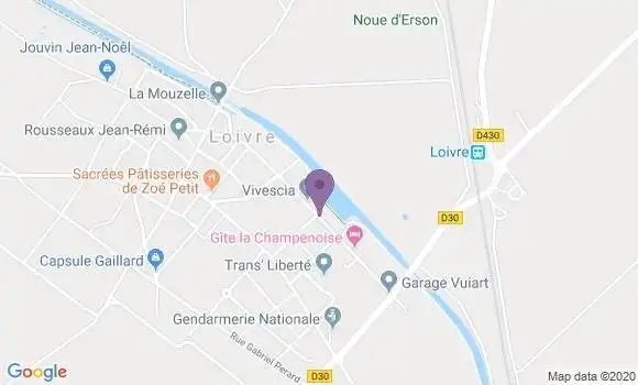 Localisation Loivre Ap - 51220