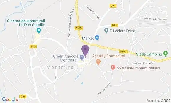 Localisation Montmirail - 51210