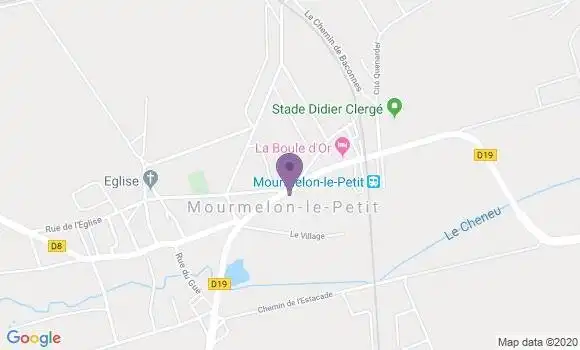 Localisation Mourmelon le Petit Ap - 51400
