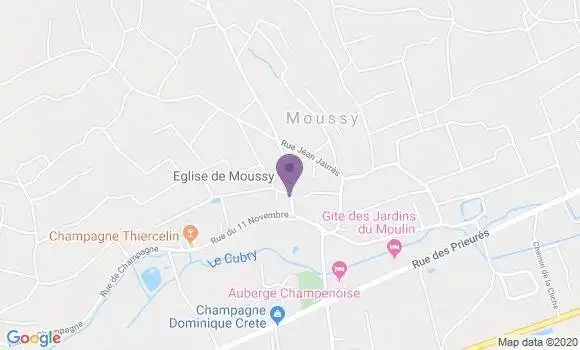 Localisation Moussy Bp - 51530