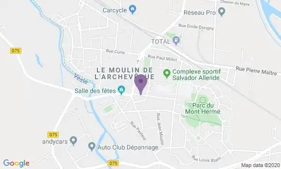 Localisation Saint Brice Courcelles Bp - 51370