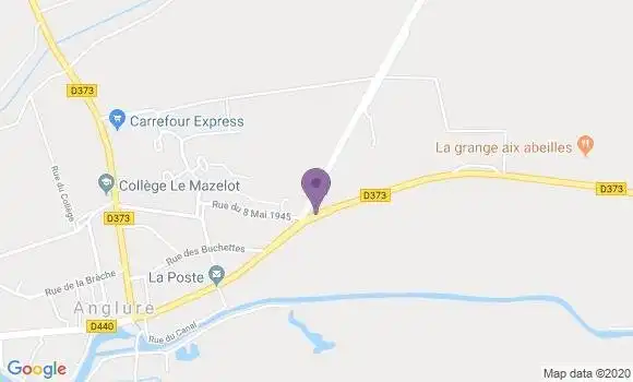 Localisation Saint Just Sauvage Bp - 51260
