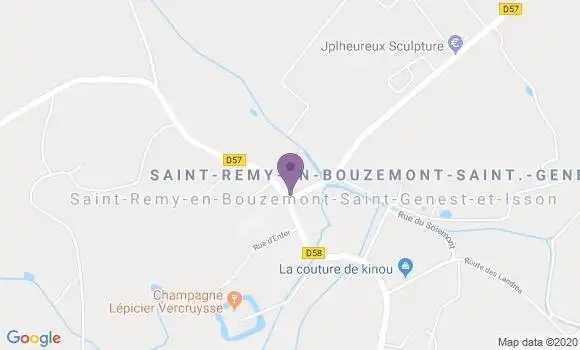 Localisation Saint Remy En Bouzemont - 51290