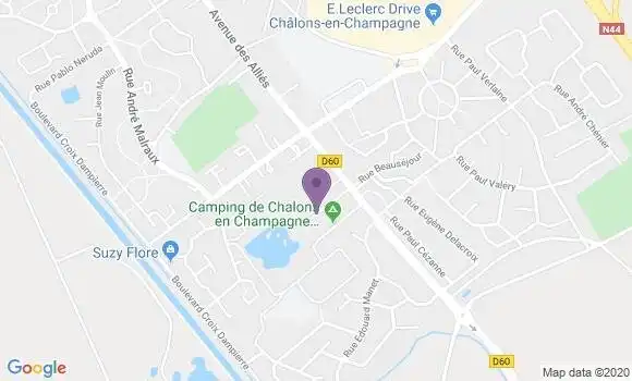 Localisation Sarry Ap - 51520