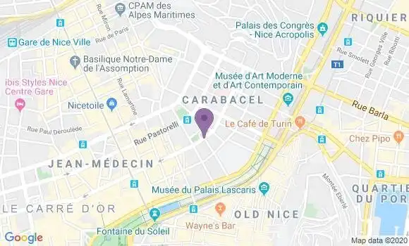 Localisation Nice Wilson - 06000