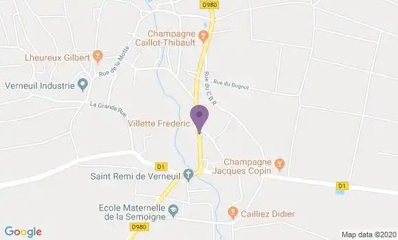 Localisation Verneuil Ap - 51700