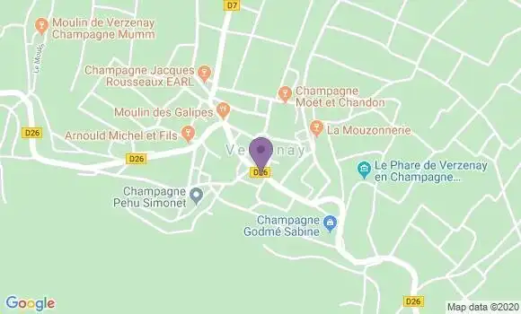 Localisation Verzenay Bp - 51360