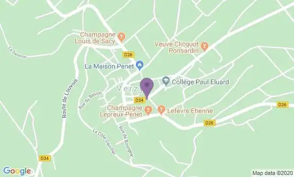Localisation Verzy - 51380