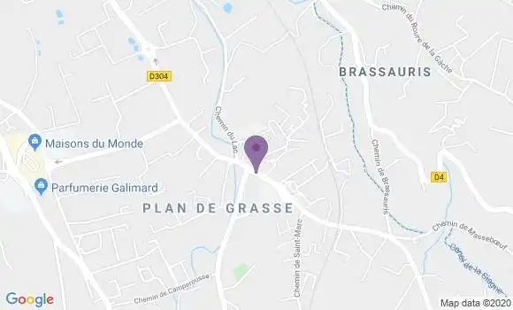 Localisation Le Plan de Grasse Bp - 06130
