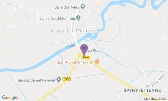 Localisation Vitry En Perthois Ap - 51300