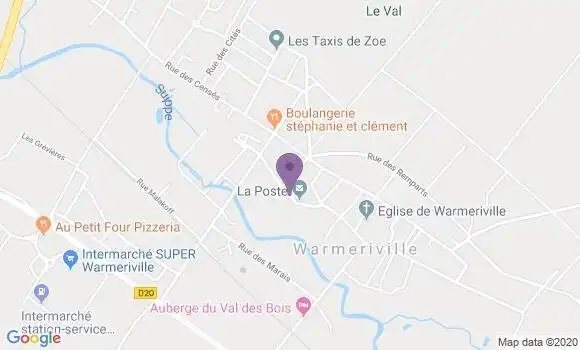 Localisation Warmeriville Bp - 51110