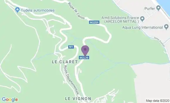 Localisation Plan du Var Bp - 06670