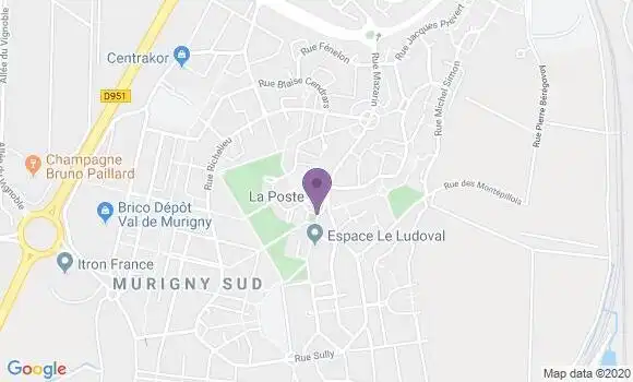 Localisation Reims Val de Murigny Bp - 51100