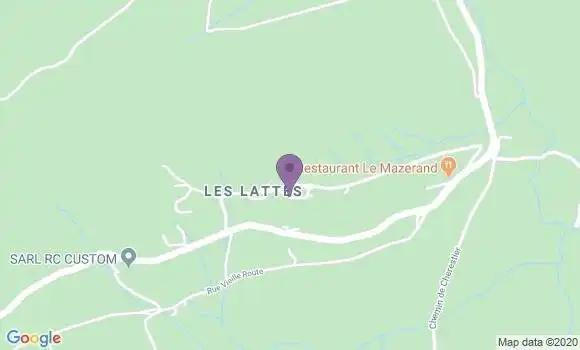 Localisation Andon Thorenc Ap - 06750