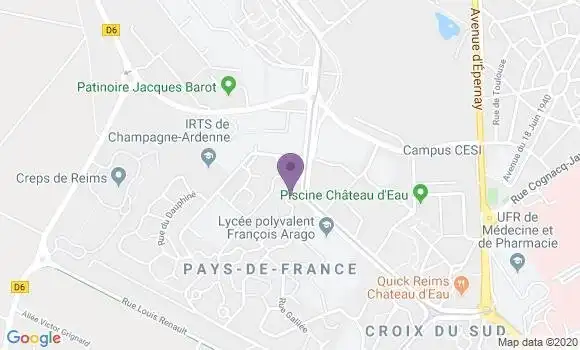 Localisation Reims Pays de France - 51100