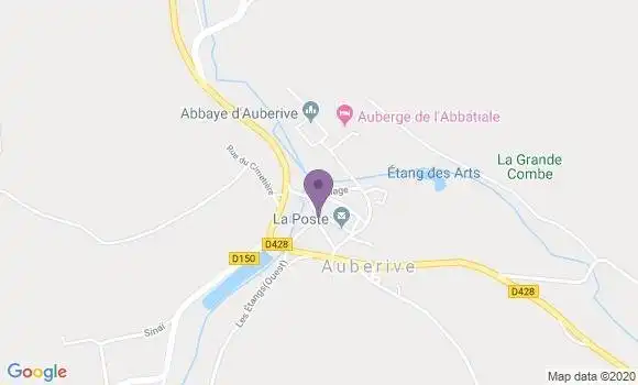 Localisation Auberive - 52160