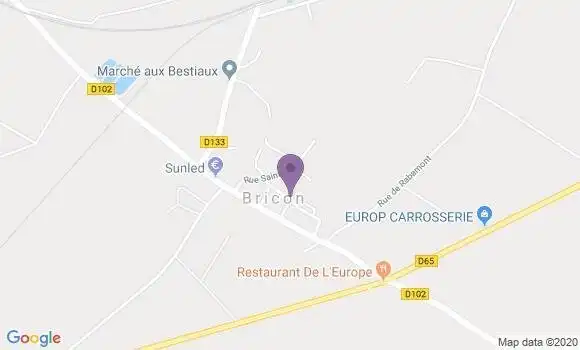 Localisation Bricon Bp - 52120